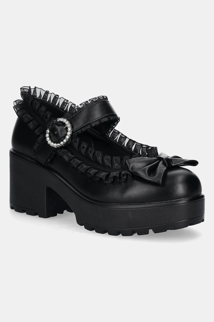 Koi Footwear pantofi cu toc mic de statură negru ND682