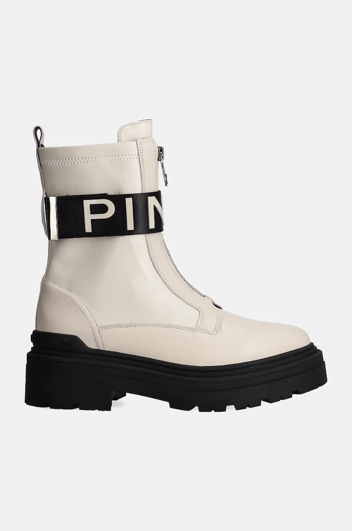 Pinko botki Mia SD0219.P061.DY7 beżowy AW24