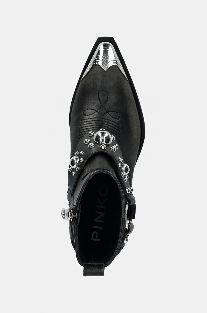 Καουμπόικες μπότες Pinko Tex μαύρο SD0195.P056.Z99