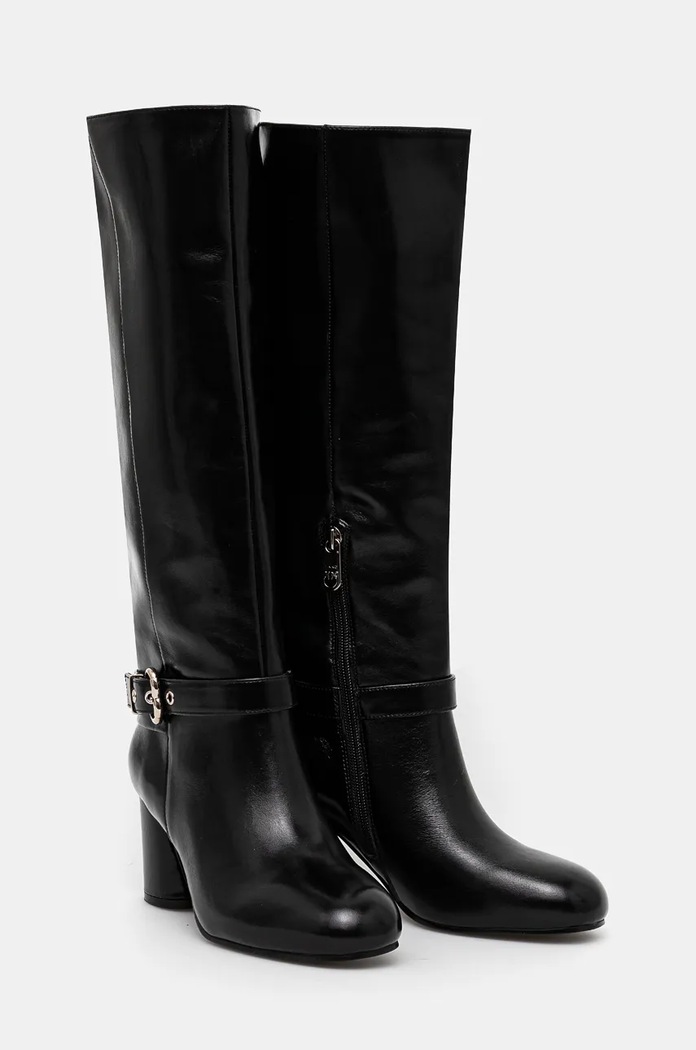 Παπούτσια Δερμάτινες μπότες Pinko Cindy SD0129.P043.Z99 μαύρο