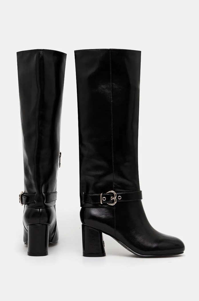 Δερμάτινες μπότες Pinko Cindy μαύρο SD0129.P043.Z99
