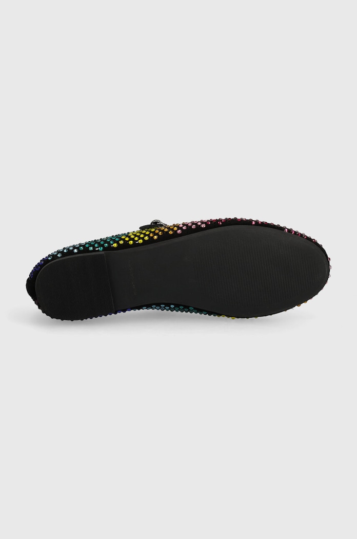 Semišové baleríny Kurt Geiger London Mayfair Ballet Flat 2656305209.BLACKCOMB čierna