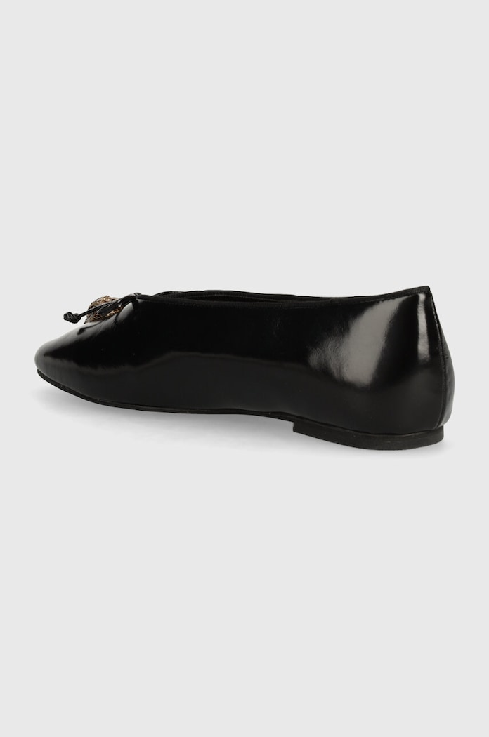 Obuwie Kurt Geiger London baleriny skórzane Sloane Eagle Ballerina 2657700309.BLACK czarny