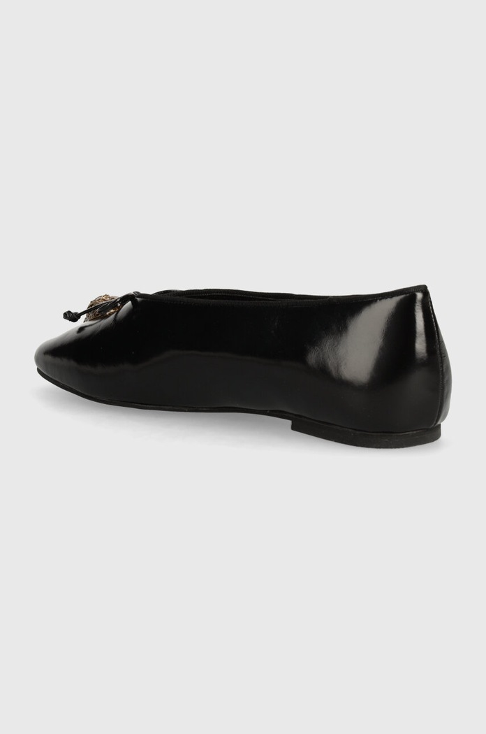 Obuwie Kurt Geiger London baleriny skórzane Sloane Eagle Ballerina 2657700309.BLACK czarny