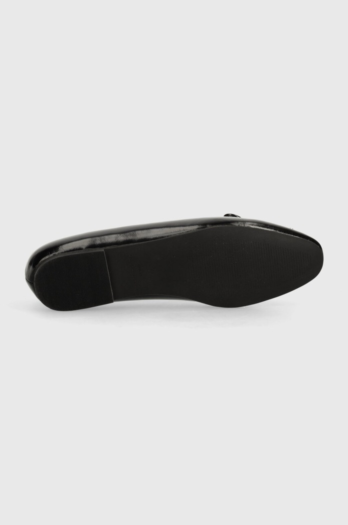 Kurt Geiger London baleriny skórzane Sloane Eagle Ballerina 2657700309.BLACK czarny
