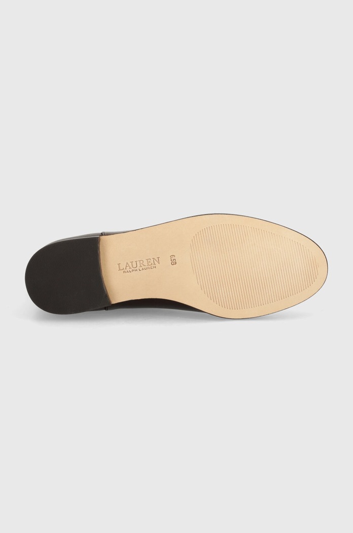 Kožené kotníkové boty Lauren Ralph Lauren Brylee 802908354004.200 hnědá
