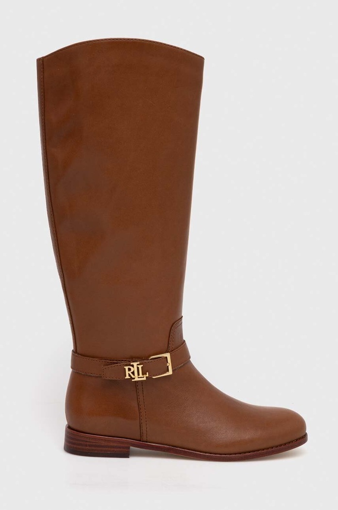 Lauren Ralph Lauren Kožne čizme Lauren Ralph Lauren Brooke Tall 802937804002.270 smeđa AW24