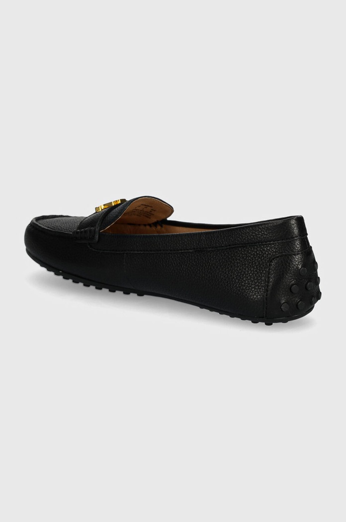 Boty Kožené mokasíny Lauren Ralph Lauren Barnsbury 802942768001.001 černá