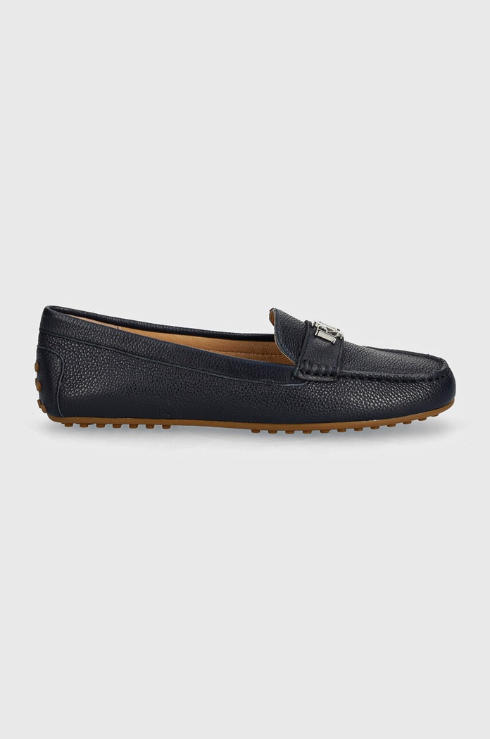 Кожени мокасини Lauren Ralph Lauren Barnsbury 802942768007.410 тъмносин AW25