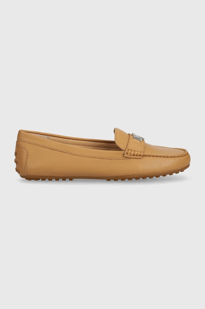Lauren Ralph Lauren mokasyny skórzane Barnsbury 802942768010.260 beżowy AW24