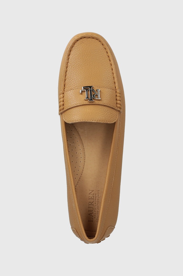 Lauren Ralph Lauren mokasyny skórzane Barnsbury beżowy 802942768010.260