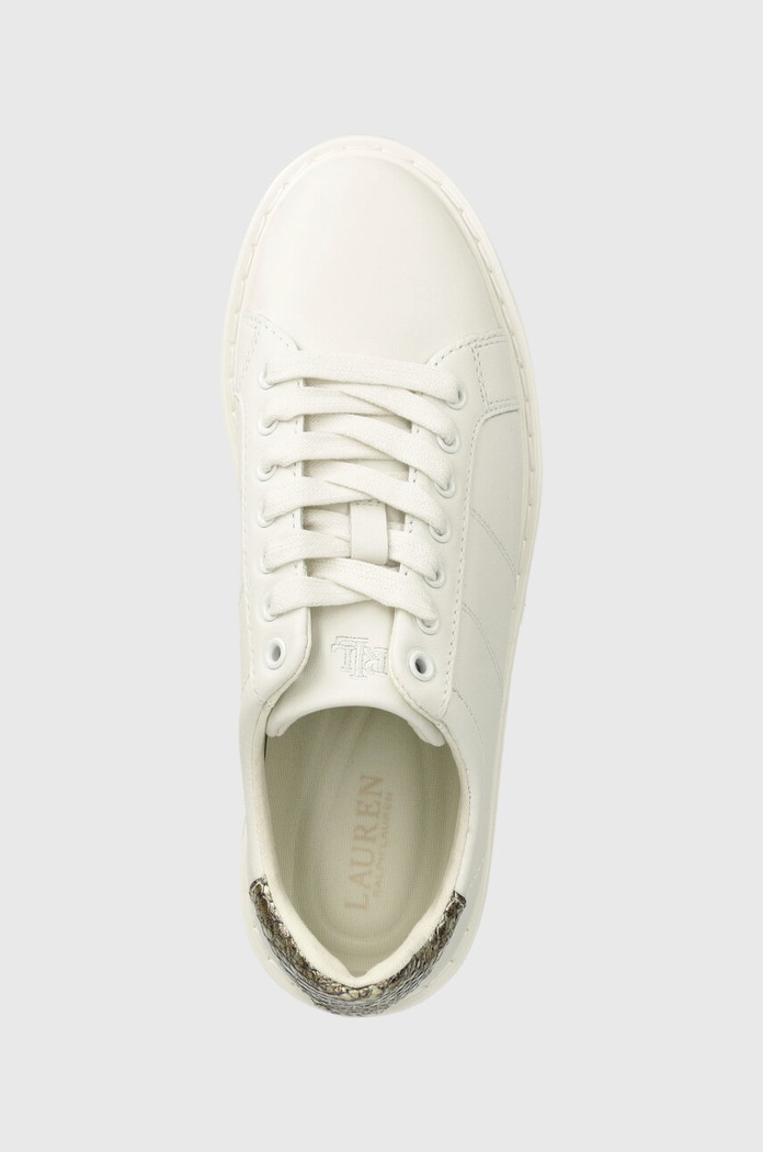 Δερμάτινα sneakers Lauren Ralph Lauren Angeline 4 λευκό 802946810001.100