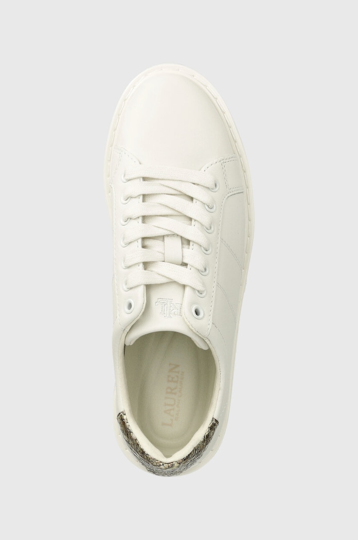 Δερμάτινα sneakers Lauren Ralph Lauren Angeline 4 λευκό 802946810001.100