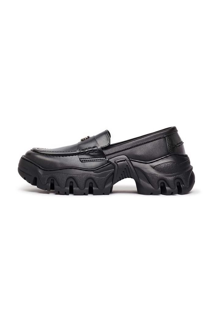 Mokasini Rombaut BOCCACCIO II LOAFER Imitacija zrnatega usnja črna W23.B.024