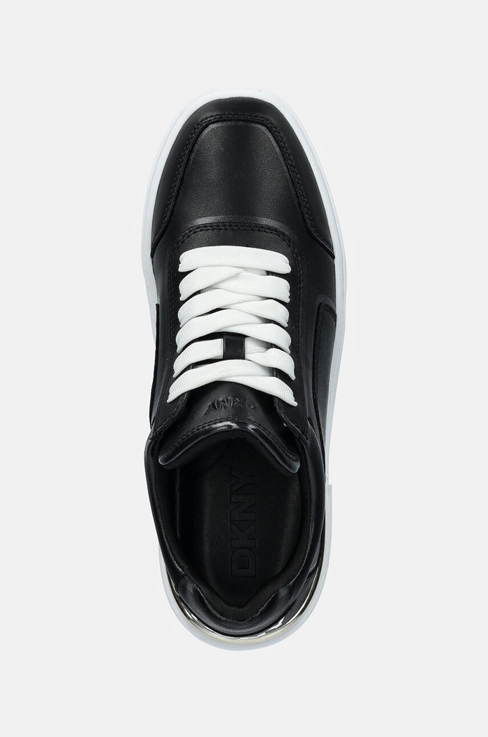 Kožené tenisky Dkny Baylor černá K3491306.BLK