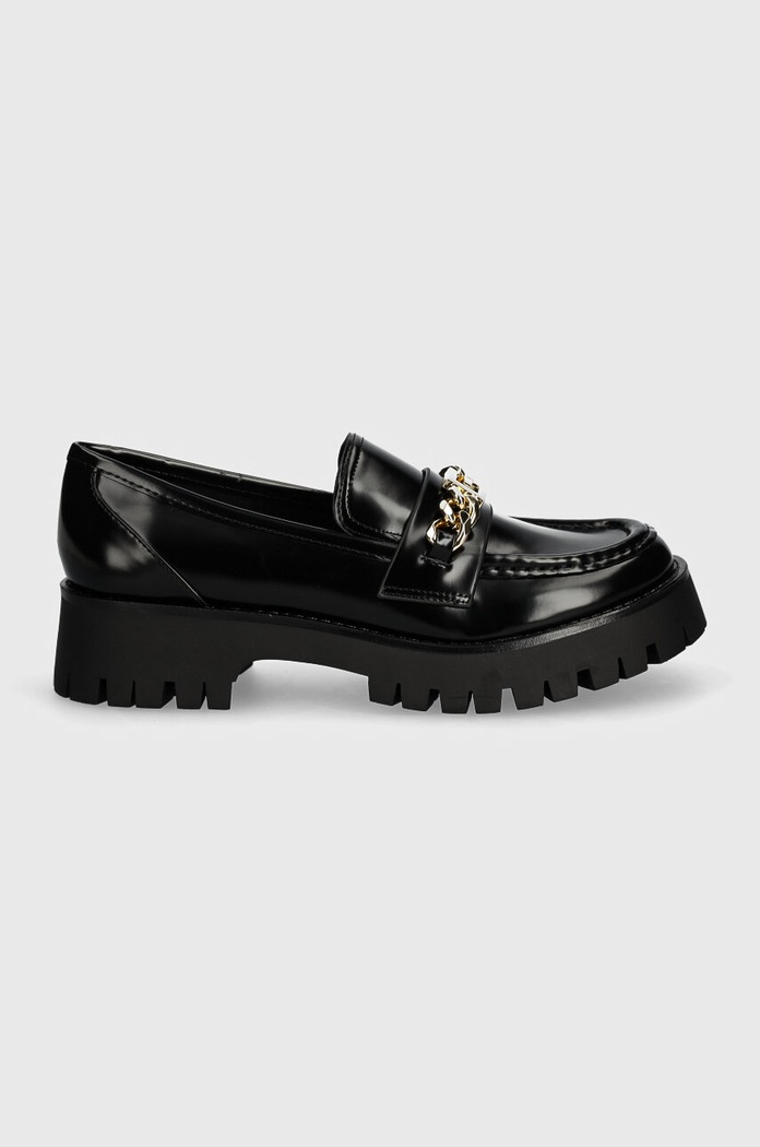 Mokasinke Guess ALMOSTY FLTALM.ELE14.BLACK crna AW24