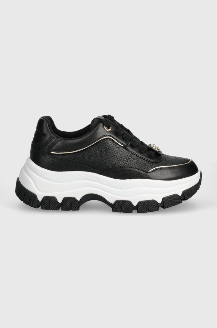 Tenisky Guess BERRETT FLTBER.ELE12.BLACK čierna AW24