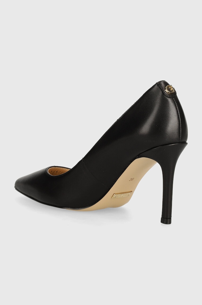 Obuwie Guess szpilki skórzane DABBEY FLTDAB.LEA08.BLACK czarny