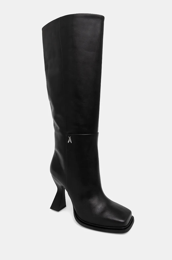Kožené kozačky Patrizia Pepe 8Y0100.L048.K103 černá AW24