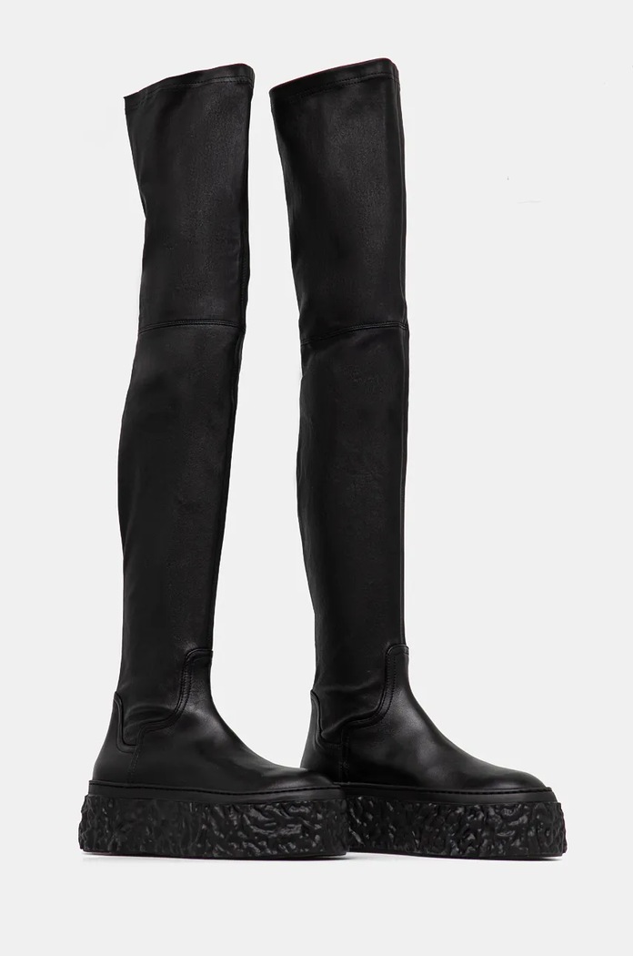 Încălțăminte AGL cizme de piele Magma Boot D776502PGK06891013 negru