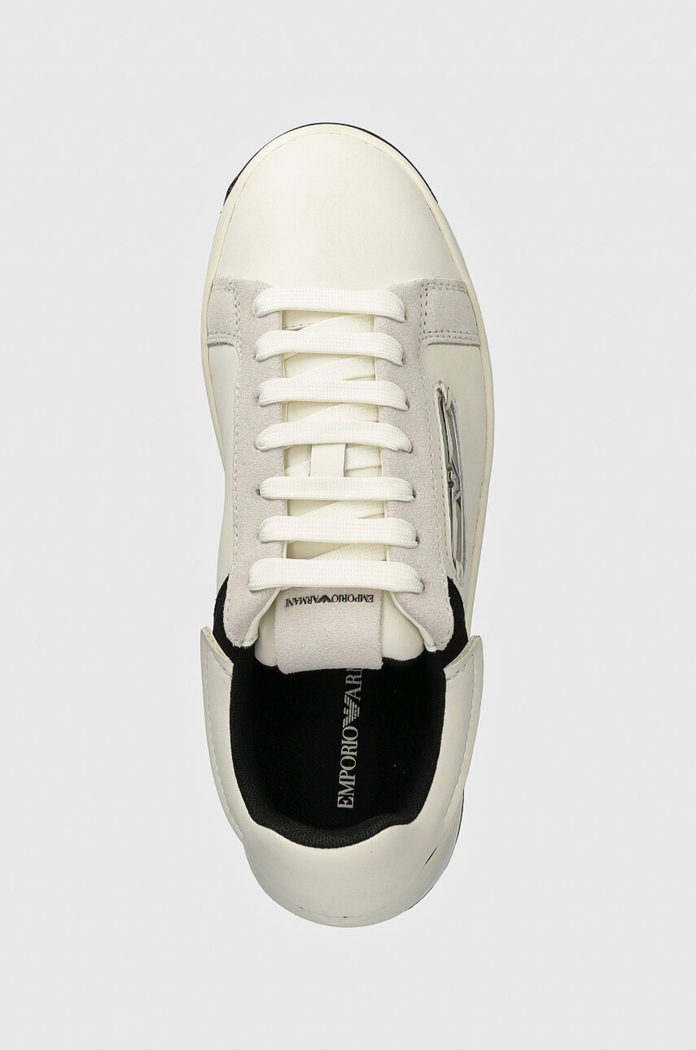 Kožené tenisky Emporio Armani béžová X3X024.XR222.C679