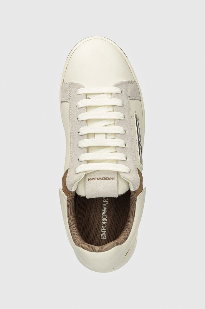 Tenisky Emporio Armani béžová X3X024.XR222.C680