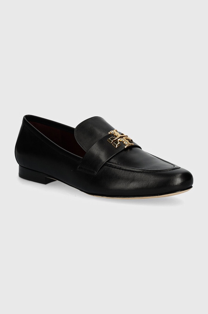 Kožené mokasíny Tory Burch Eleanor Loafer usňová koža čierna 158204.006