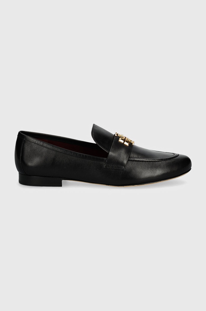 Kožené mokasíny Tory Burch Eleanor Loafer 158204.006 čierna AW24
