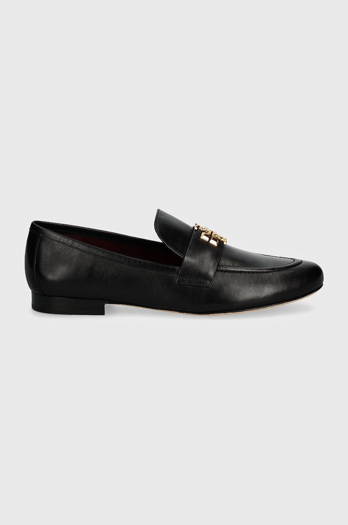 Kožené mokasíny Tory Burch Eleanor Loafer 158204.006 čierna AW24