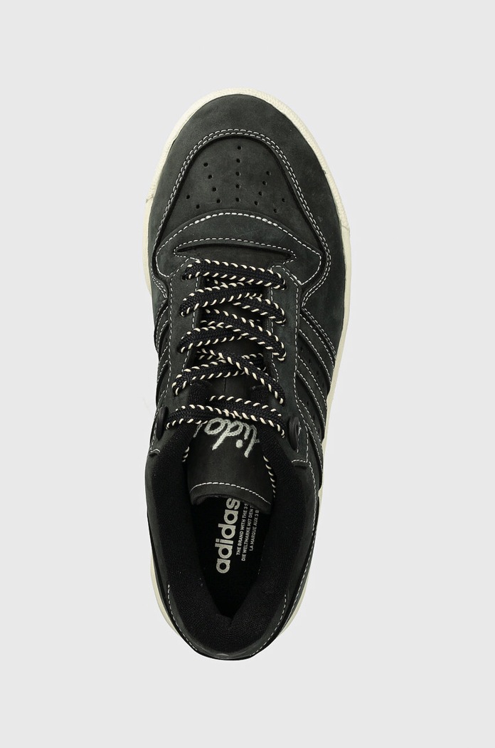 Semišové tenisky adidas Originals Rivalry Low černá IF4657