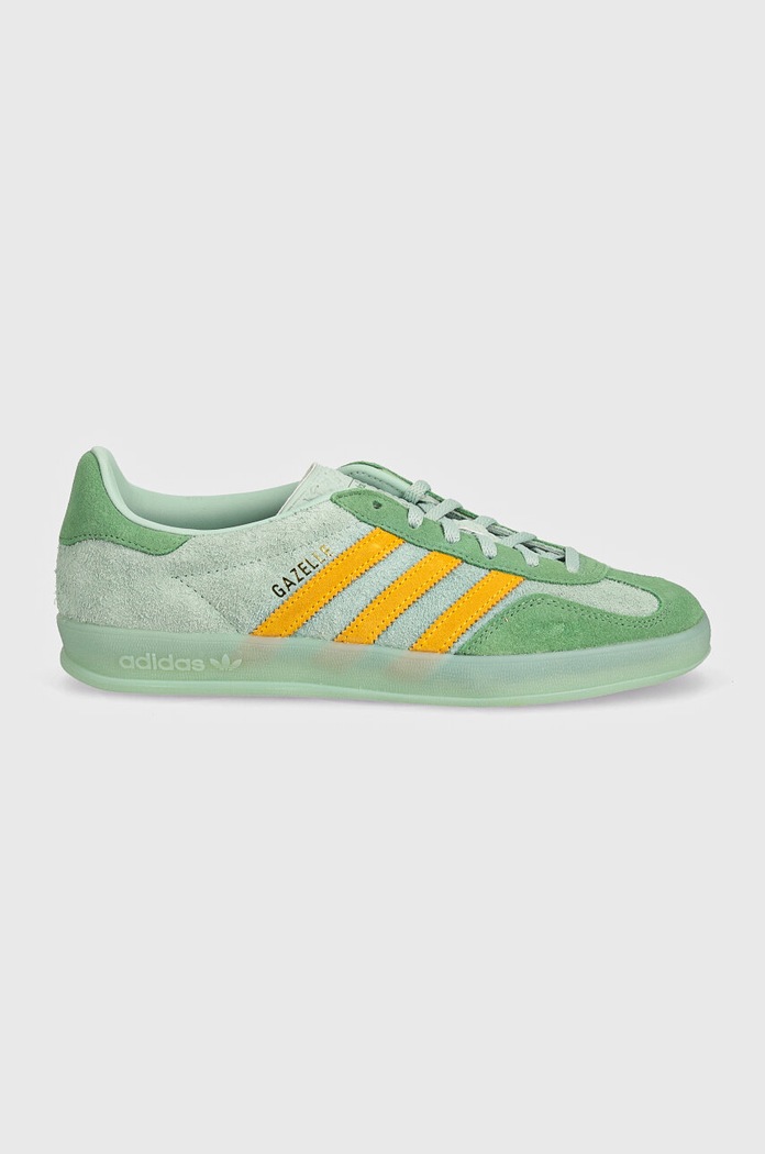 adidas Gazelle Indoor Hazy Green Crew Yellow IG6783 verde AW24