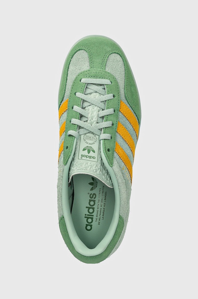 adidas Gazelle Indoor Hazy Green Crew Yellow verde IG6783