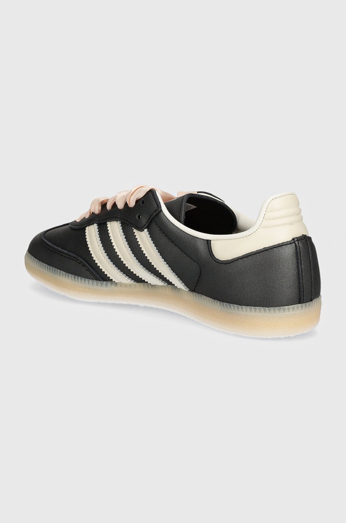 Boty Kožené tenisky adidas Originals Samba OG IH8047 černá