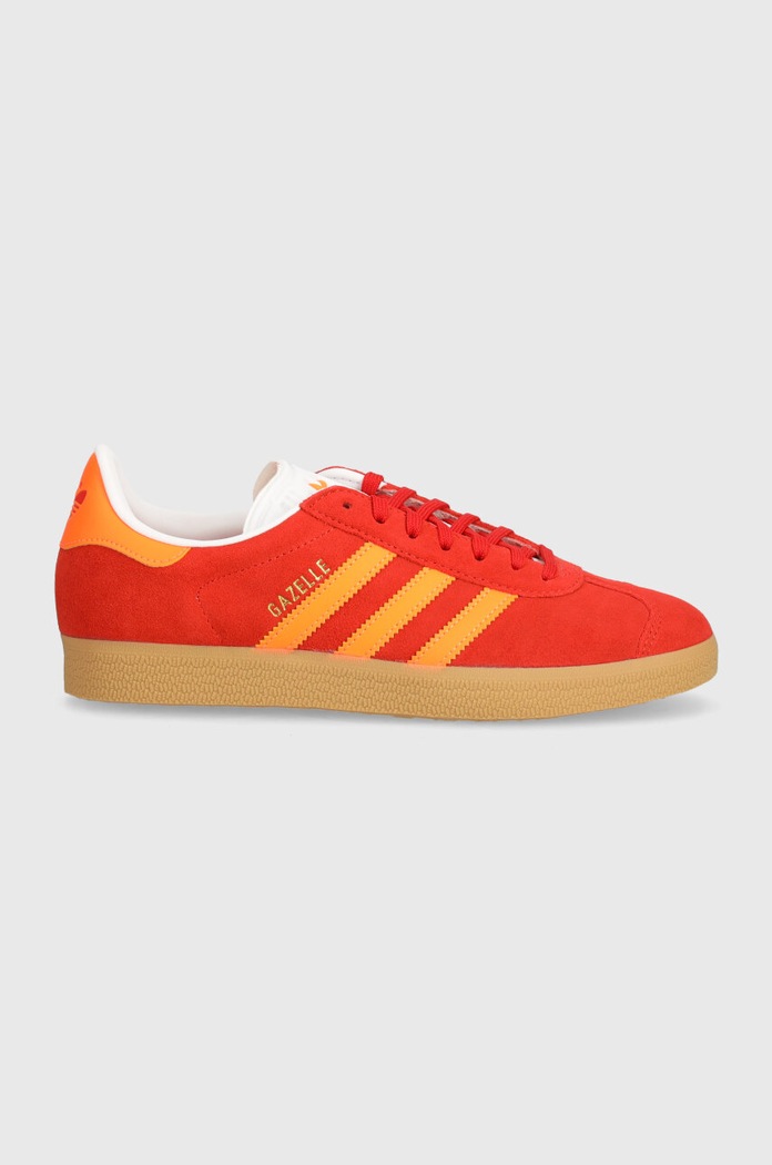 Σουέτ sneakers adidas Originals Gazelle JI1374 κόκκινο AW24