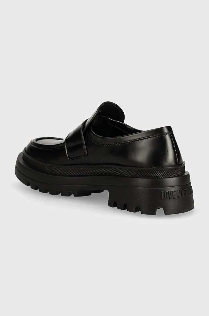 Обувки Кожени мокасини Love Moschino JA10275G1LIA0000 черен