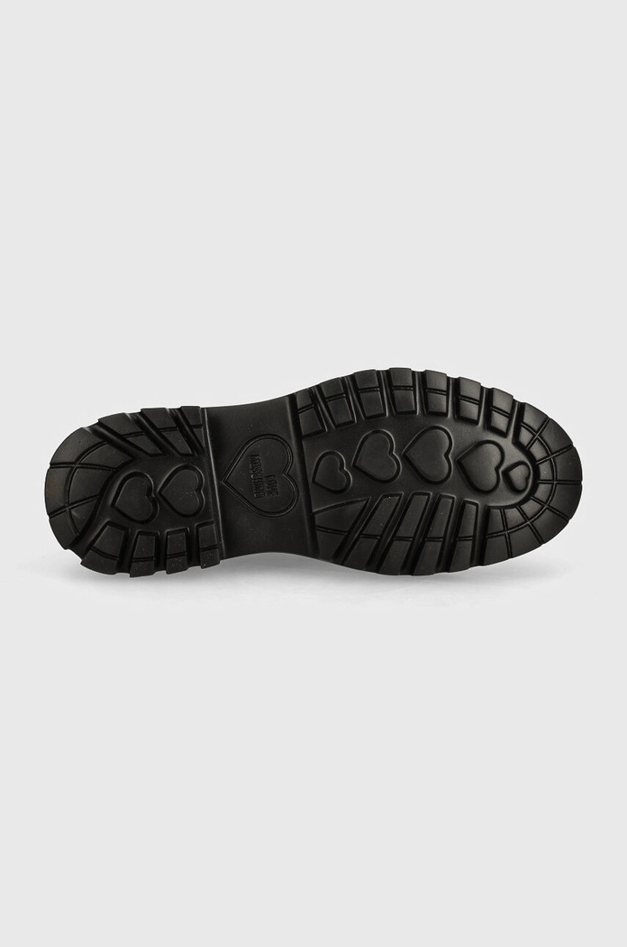 Кожени мокасини Love Moschino JA10275G1LIA0000 черен