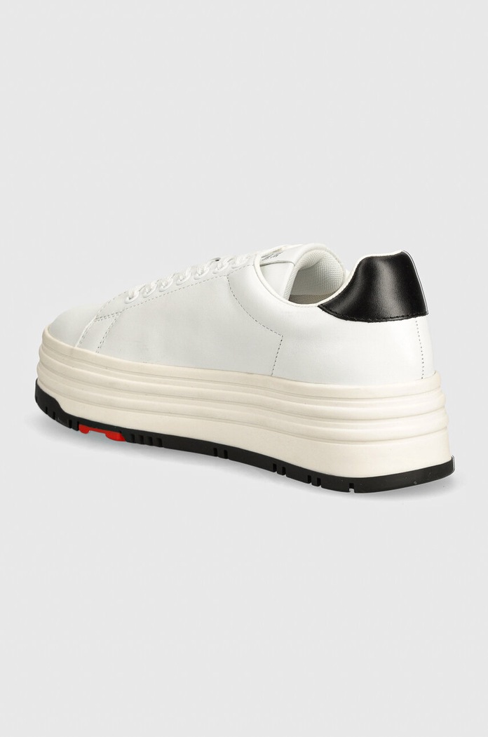 Încălțăminte Love Moschino sneakers din piele JA15096G1LIA110A alb