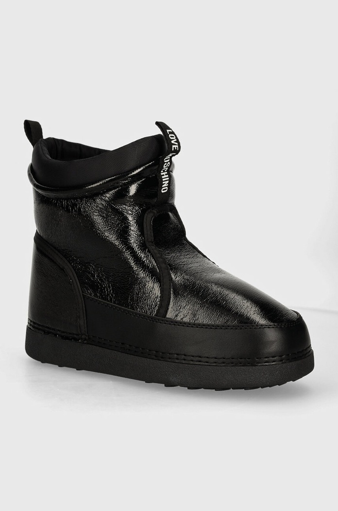 Love Moschino śniegowce syntetyczny czarny JA24072G1LISD000