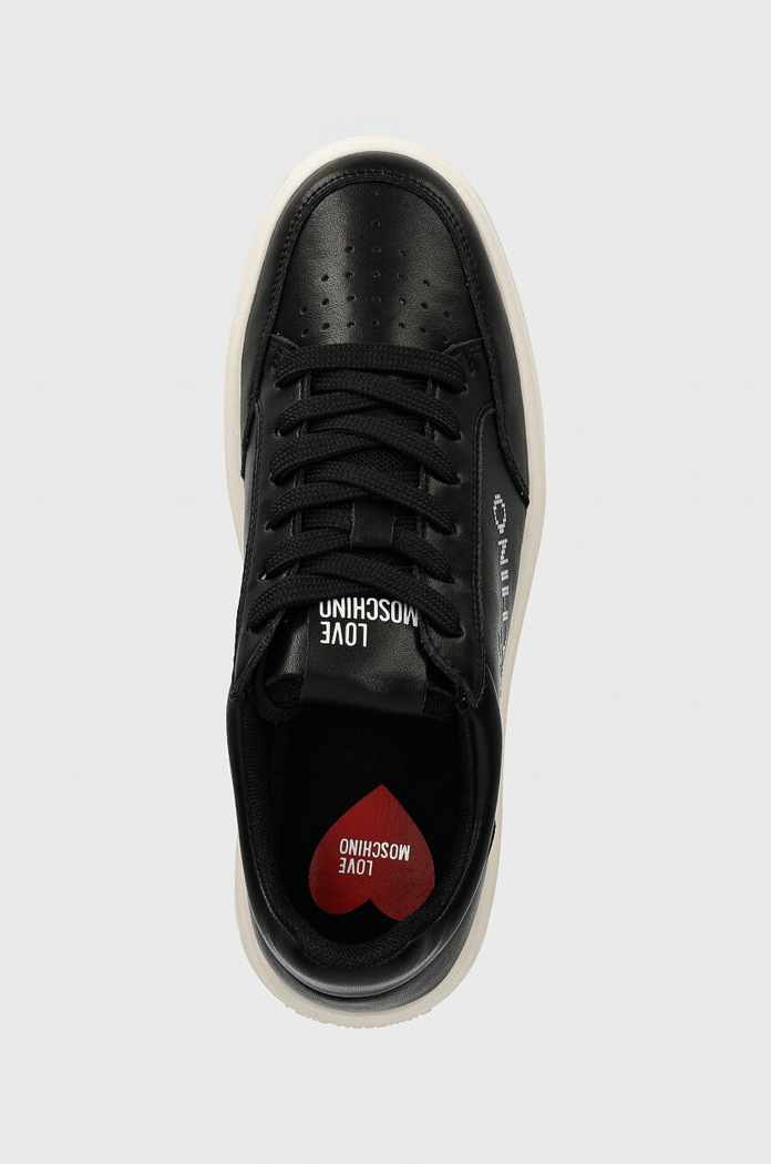 Love Moschino sneakers din piele negru JA15124G1LIA0000