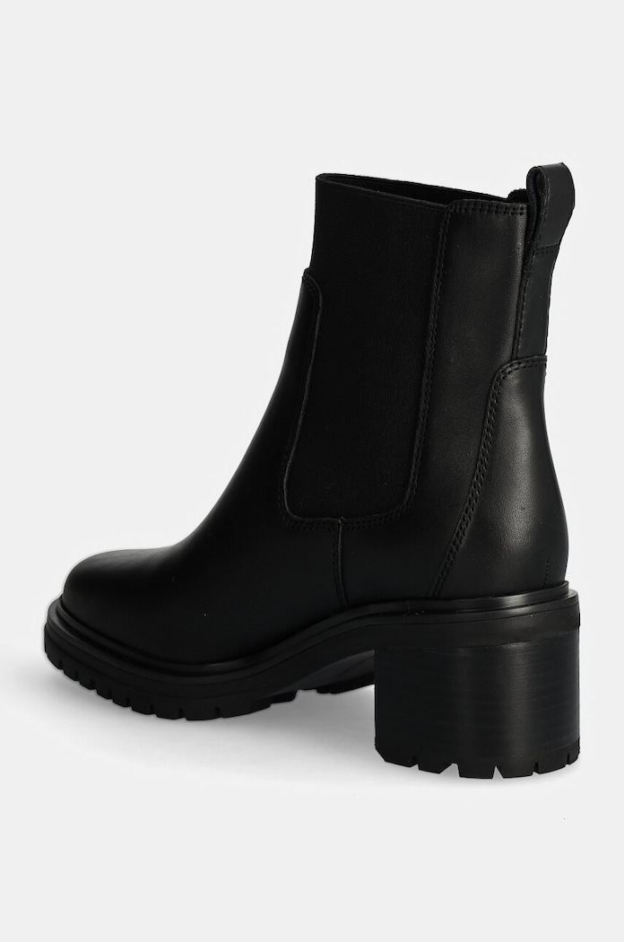 Obuv Kožené topánky chelsea Tommy Hilfiger FLAG MID HEEL LEATHER CHELSEA FW0FW08163 čierna