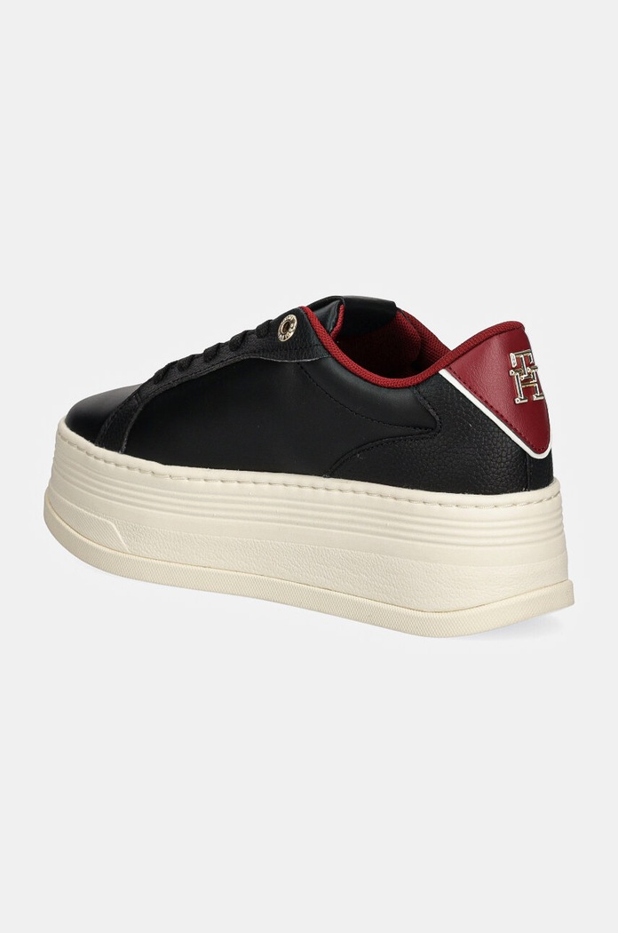 Παπούτσια Sneakers Tommy Hilfiger TH PLATFORM SNEAKER TRIANGLE FW0FW08115 μαύρο