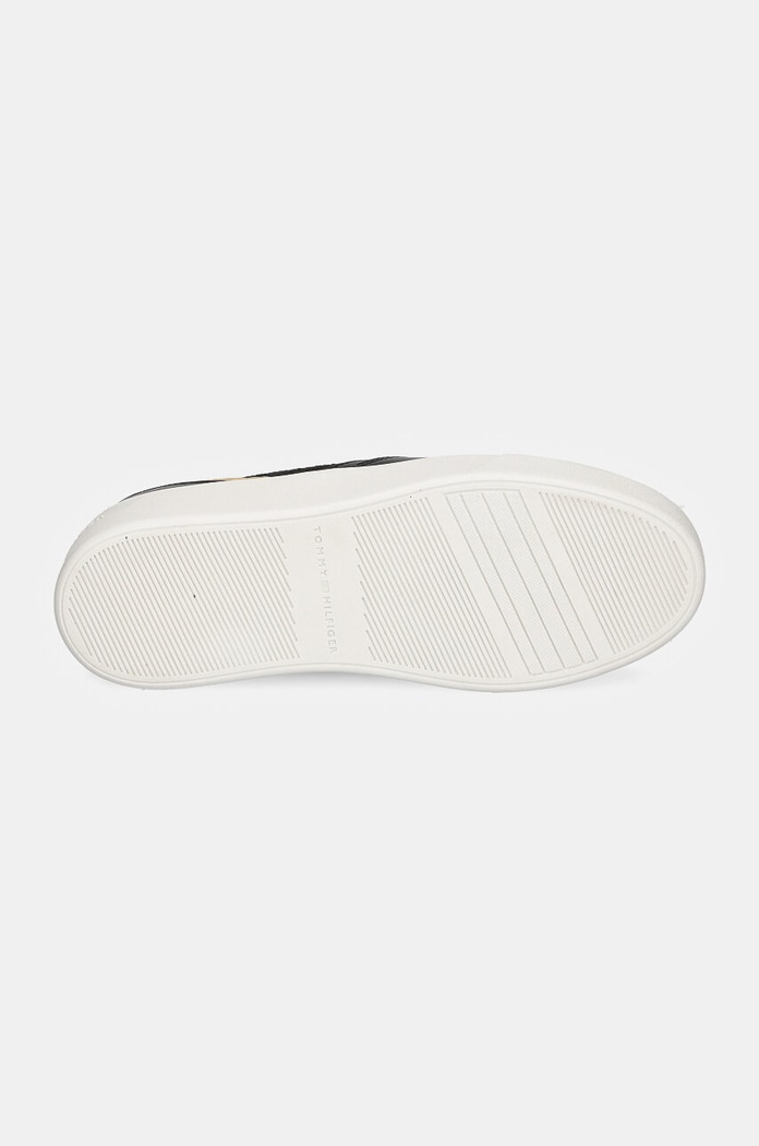 Sneakers Tommy Hilfiger PLATFORM MONOGRAM SNEAKER FW0FW08121 μαύρο