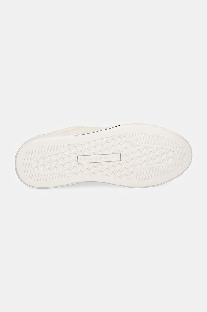 Δερμάτινα sneakers Tommy Hilfiger CHIC COURT SNEAKER FW0FW08123 μπεζ