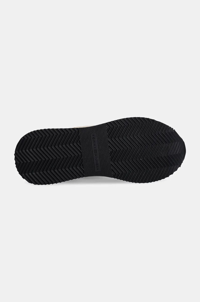 Sneakers boty Tommy Hilfiger MONOGRAM RUNNER FW0FW08248 černá