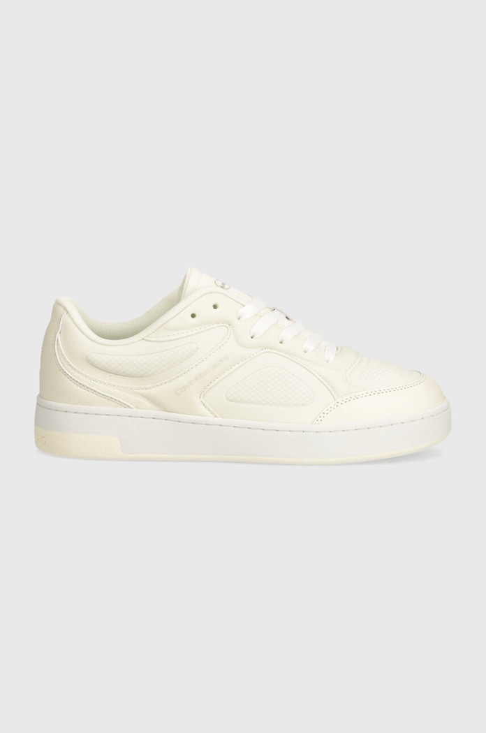 Tenisice Calvin Klein Jeans BASKET CUPSOLE LOW MIX IN MTL YW0YW01462 bež AW24