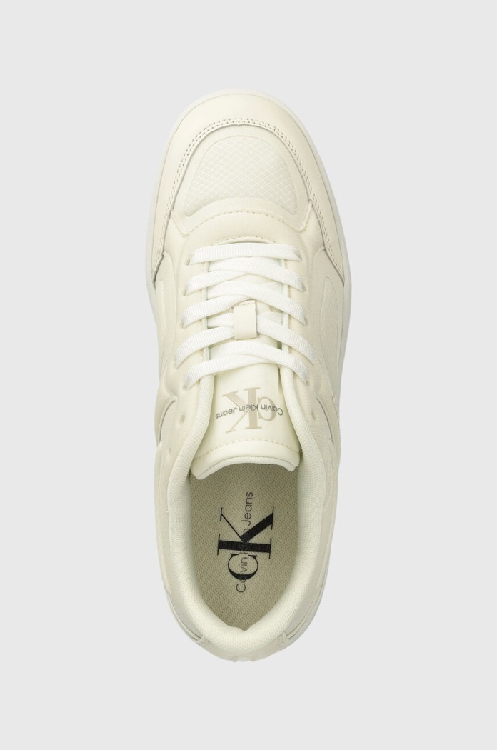 Tenisice Calvin Klein Jeans BASKET CUPSOLE LOW MIX IN MTL bež YW0YW01462