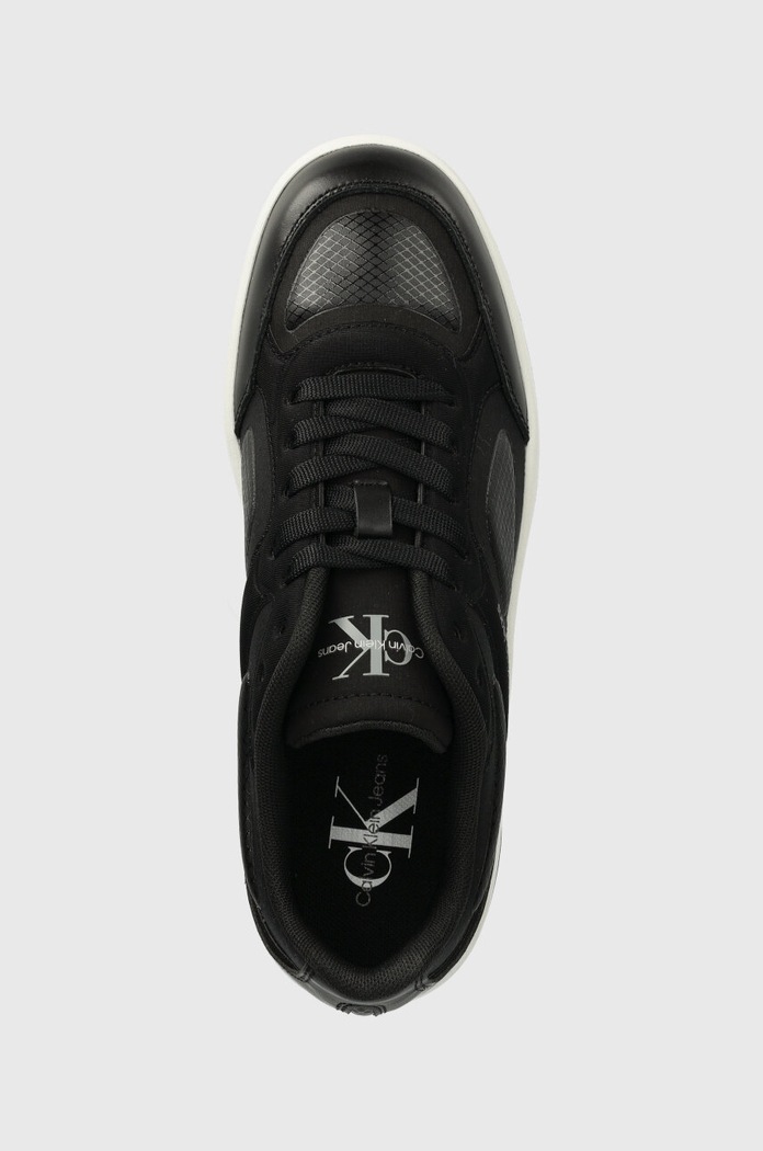 Calvin Klein Jeans sneakersy BASKET CUPSOLE LOW MIX IN MTL czarny YW0YW01462