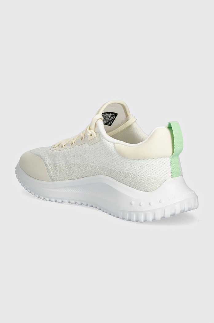 Boty Calvin Klein Jeans Sneakers boty Calvin Klein Jeans EVA RUNNER LOW SOCK KT IN MTR YW0YW01484 béžová