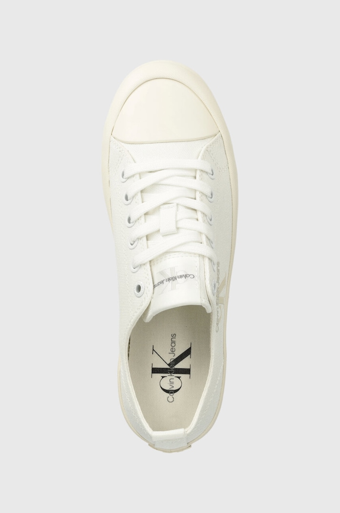 Tenisky Calvin Klein Jeans LUGGED HYBRID LACEUP ML MTR bílá YW0YW01505
