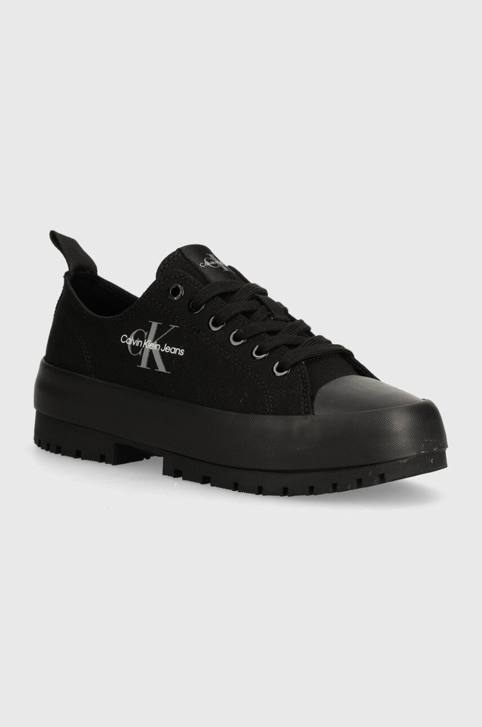Calvin Klein Jeans tenisówki LUGGED HYBRID LACEUP ML MTR Planet friendly czarny YW0YW01505